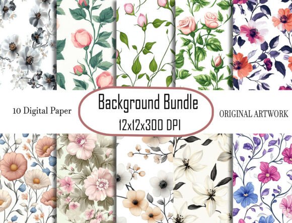 Bringing Spring to Life with Soft Floral Seamless Pattern Art