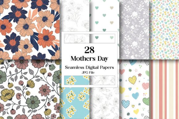 Elevating Emotional Design: The Strategic Value of Digital Paper Mothers Day Collections