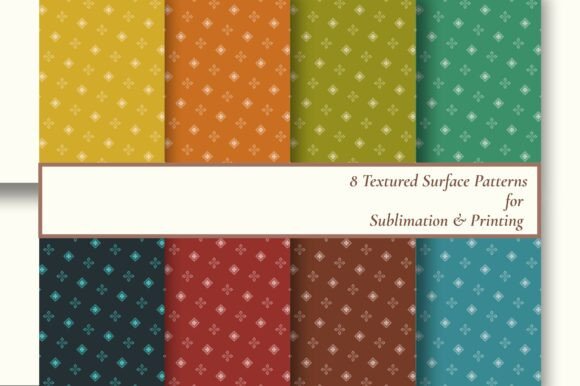 Evaluating the Design Potential of 8 Earthy Vintage Seamless Pattern Tiles