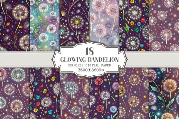 Evaluating the Glowing Dandelion Seamless Pattern Bundle for Professional and Personal Design Projects