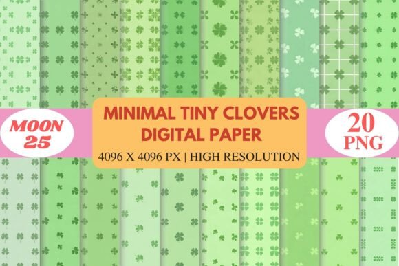 Evaluating the Minimal Tiny Clovers Digital Paper Pack for Modern Design Projects