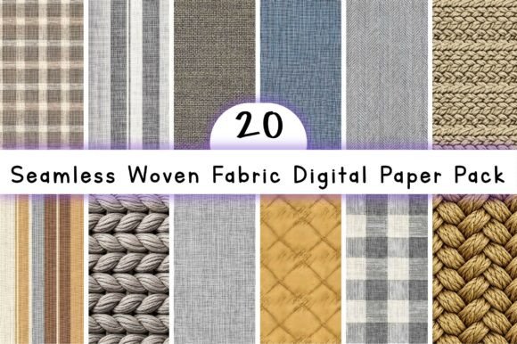 Evaluating the Seamless Woven Fabric Digital Paper Pack for Creative Projects