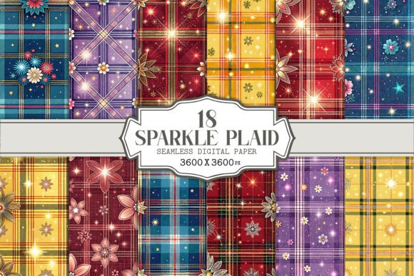 Evaluating the Sparkle Plaid Seamless Pattern Bundle for Professional Design Workflows
