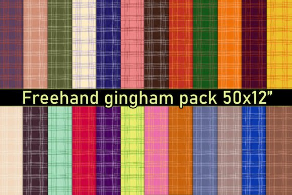 Freehand Gingham Pack: A Creative Color Resource