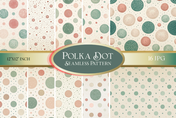 Unlocking Creative Potential with a Muted Polka Dot Seamless Pattern