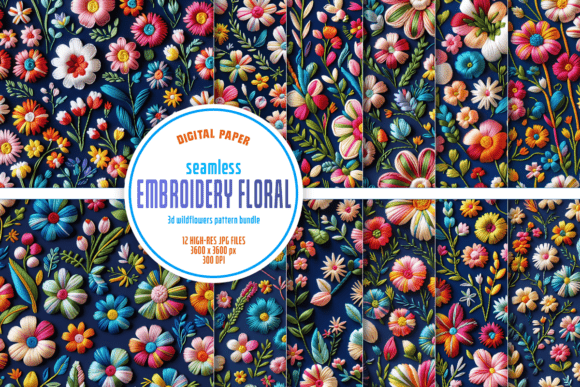 Unlocking Creativity: The Ultimate Guide to 3D Floral Wildflowers Embroidery Patterns