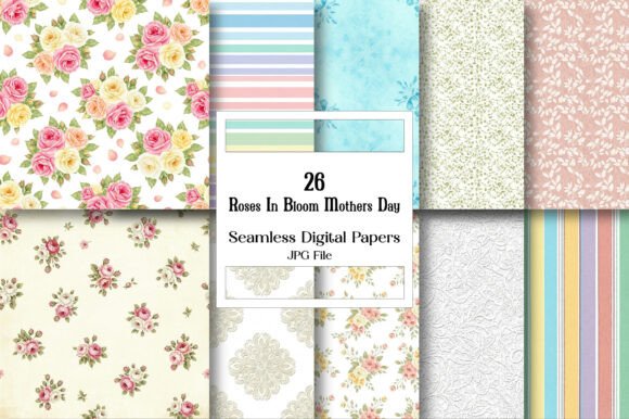 Unlocking the Art of Digital Design: A Guide to Roses in Bloom Mother's Day Paper Packs